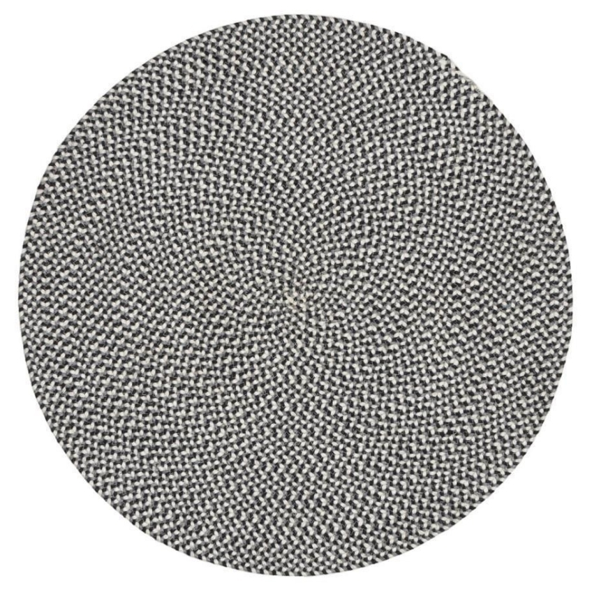 Šedý látkový koberec LaForma Rodhe ⌀ 100 cm LaForma