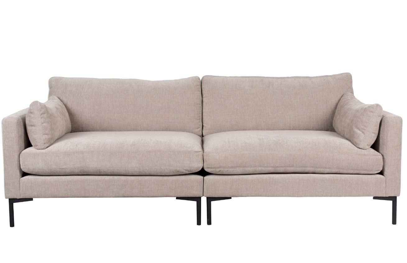 Béžová látková třímístná pohovka ZUIVER SUMMER 230 cm Zuiver