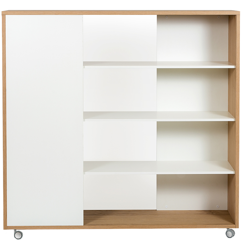 Bílá dubová knihovna Woodman Adala I. 150 x 32 cm Woodman