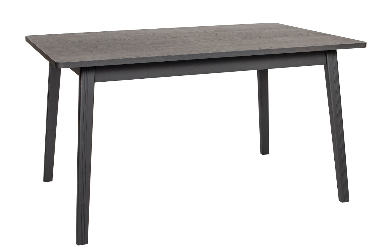 Černý dubový jídelní stůl Woodman Skagen 140 x 90 cm Woodman