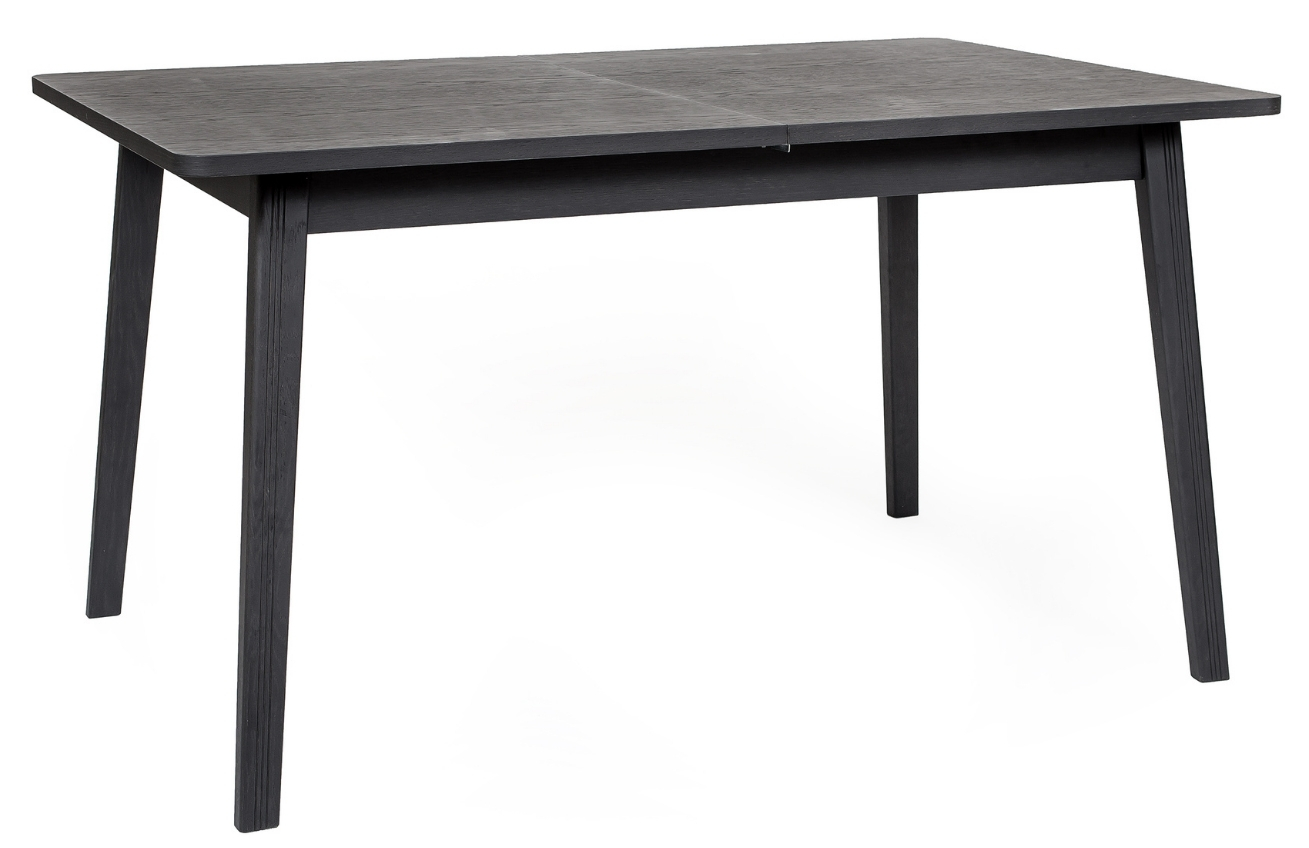 Černý dubový rozkládací jídelní stůl Woodman Skagen 140/180x90 cm Woodman