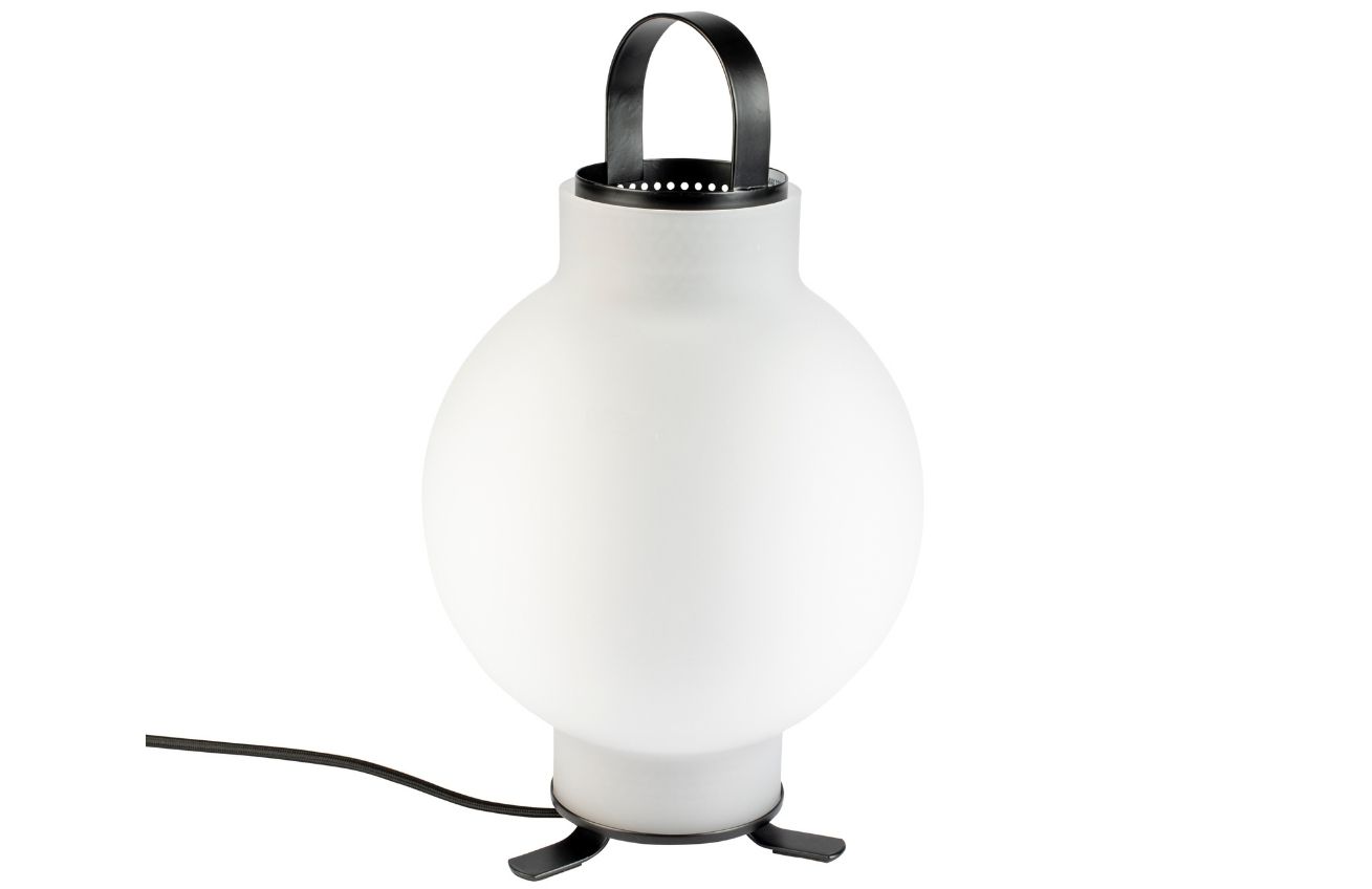 Bílá skleněná stolní lampa ZUIVER NOMAD Zuiver