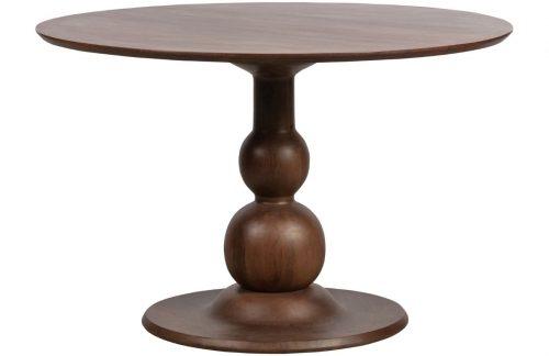 Hoorns Hnědý dřevěný kulatý jídelní stůl Boyle 120 cm Hoorns