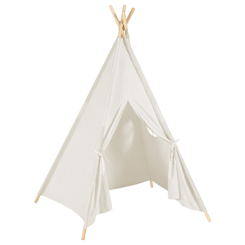 Bílý dětský teepee stan LaForma Darlyn 162 x 110 cm LaForma