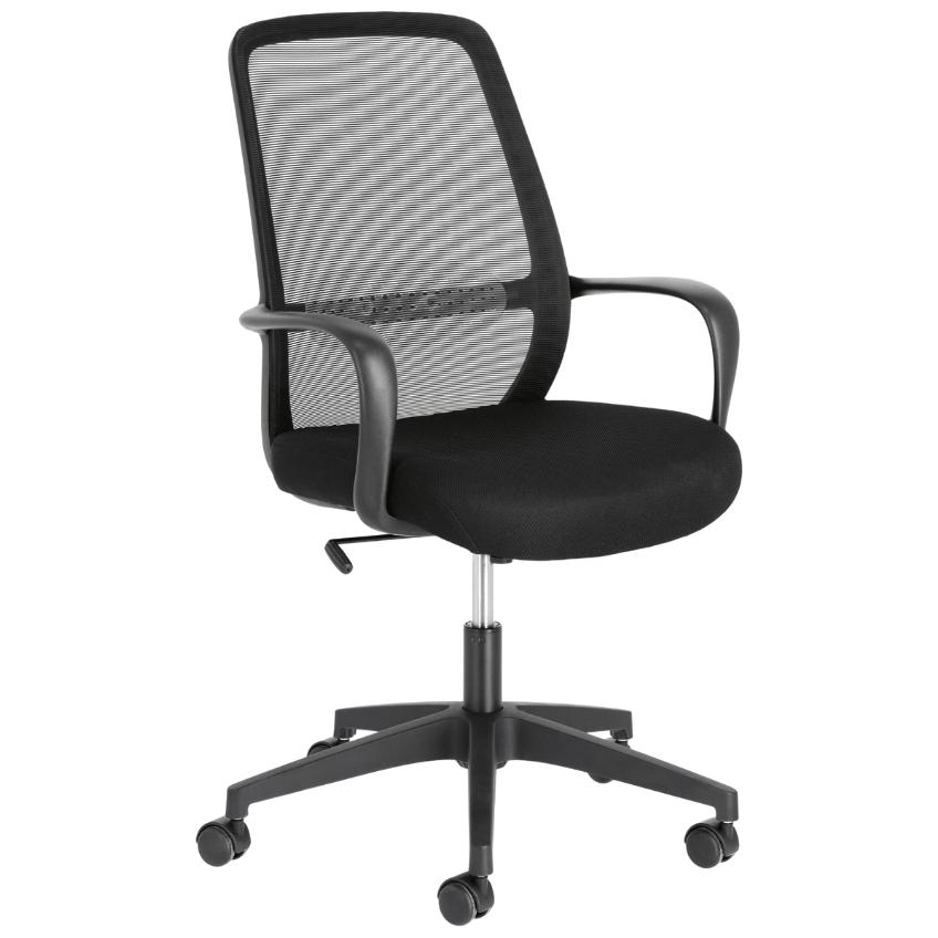 Černá látková kancelářská židle LaForma Melva LaForma