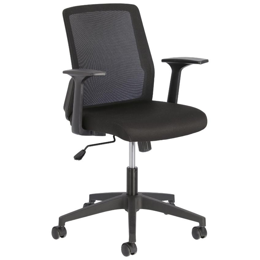 Černá látková kancelářská židle LaForma Nasia LaForma