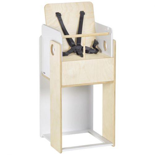 Přírodní dřevěná víceúčelová dětská židle LaForma Nuun LaForma