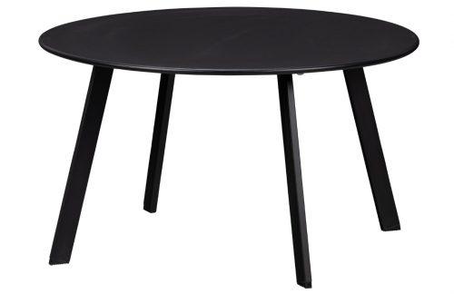 Hoorns Černý kovový konferenční stolek Axl 70 cm Hoorns
