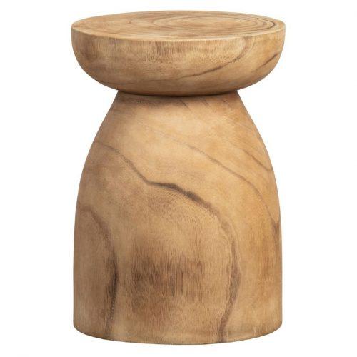 Hoorns Masivní dřevěná stolička Kacy 28 cm Hoorns