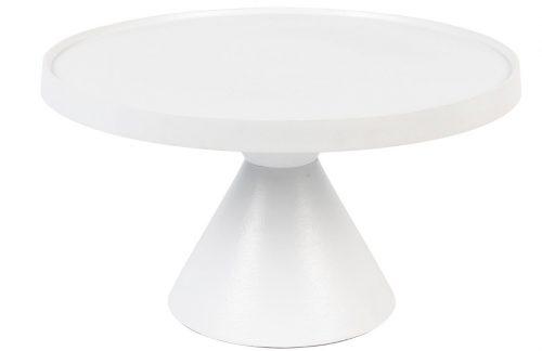 Bílý kovový konferenční stolek ZUIVER FLOSS 60 cm Zuiver