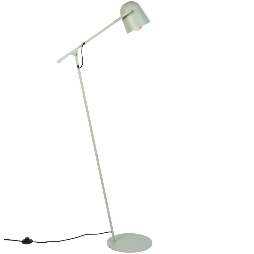 Šalvějově zelená kovová stojací lampa ZUIVER LAU 131 cm Zuiver