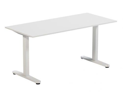 ARBYD Bílý pracovní stůl Thia 140 x 80 cm ARBYD
