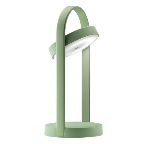 Zelená kovová bezdrátová stolní LED lampa Pedrali Giravolta 33 cm Pedrali