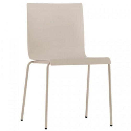 Pedrali Béžová plastová jídelní židle Kuadra XL 2403 Pedrali