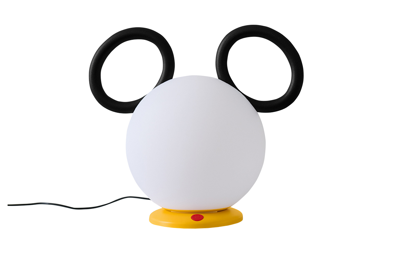 Bílá plastová stolní/stojací lampa Fermob Mickey Mouse © 30 cm Fermob