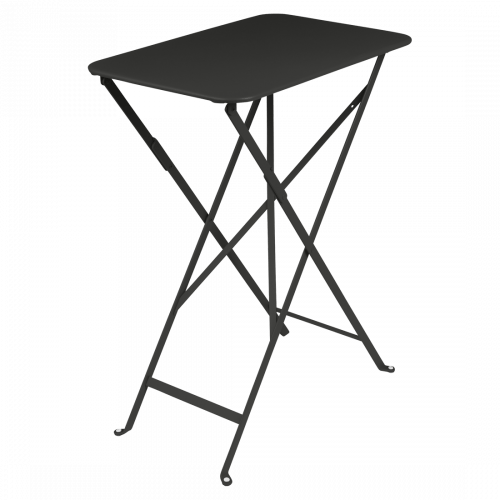 Černý kovový skládací stůl Fermob Bistro 37 x 57 cm Fermob