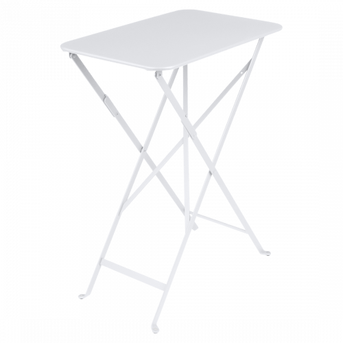 Bílý kovový skládací stůl Fermob Bistro 37 x 57 cm Fermob