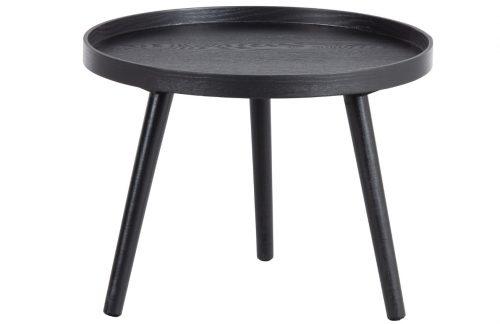 Hoorns Černý borovicový konferenční stolek Mireli 45 cm Hoorns