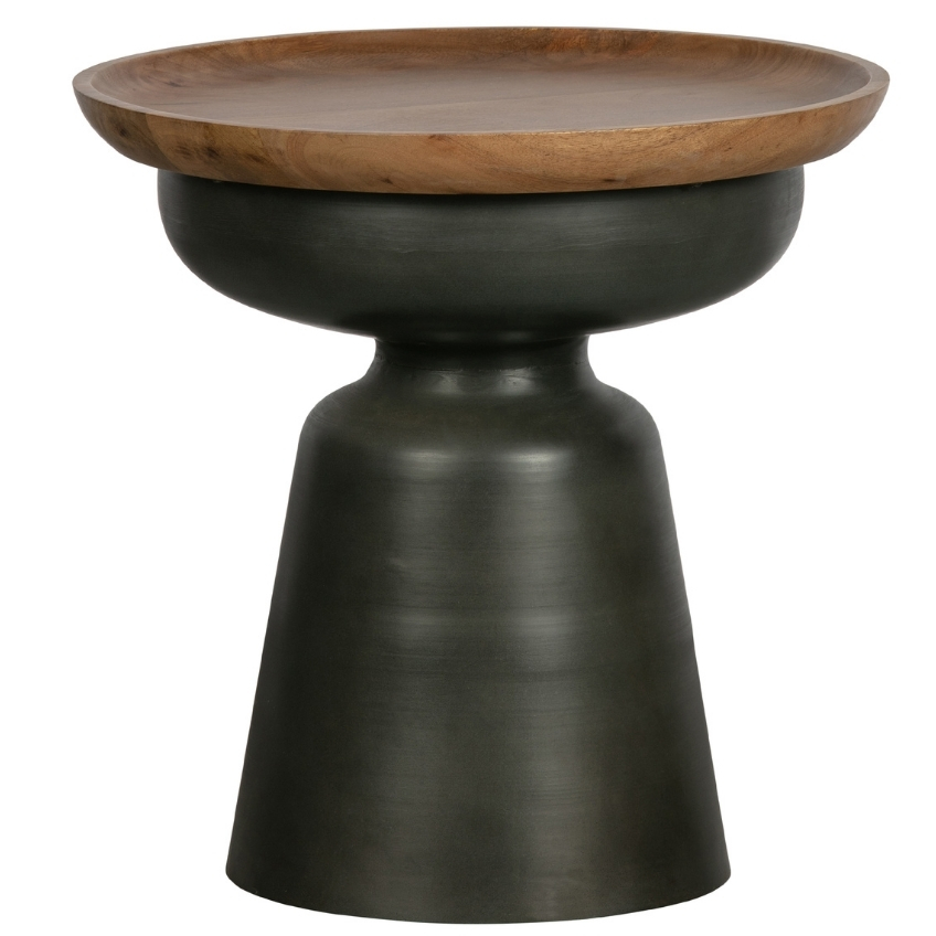 Hoorns Dřevěný odkládací stolek Dea 48 cm Hoorns