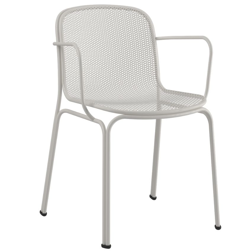 Bílá kovová zahradní židle COLOS VILLA 2 COLOS