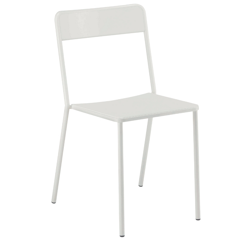 Bílá kovová zahradní židle COLOS C 1.1/1 COLOS