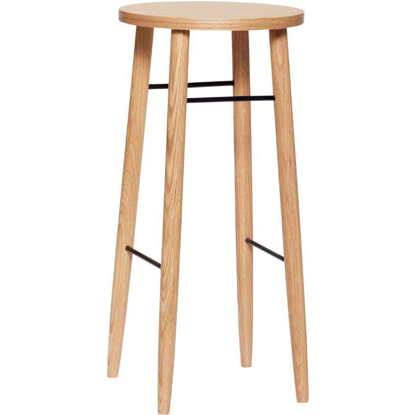 Dubová barová stolička Hübsch Alima 72 cm Hübsch