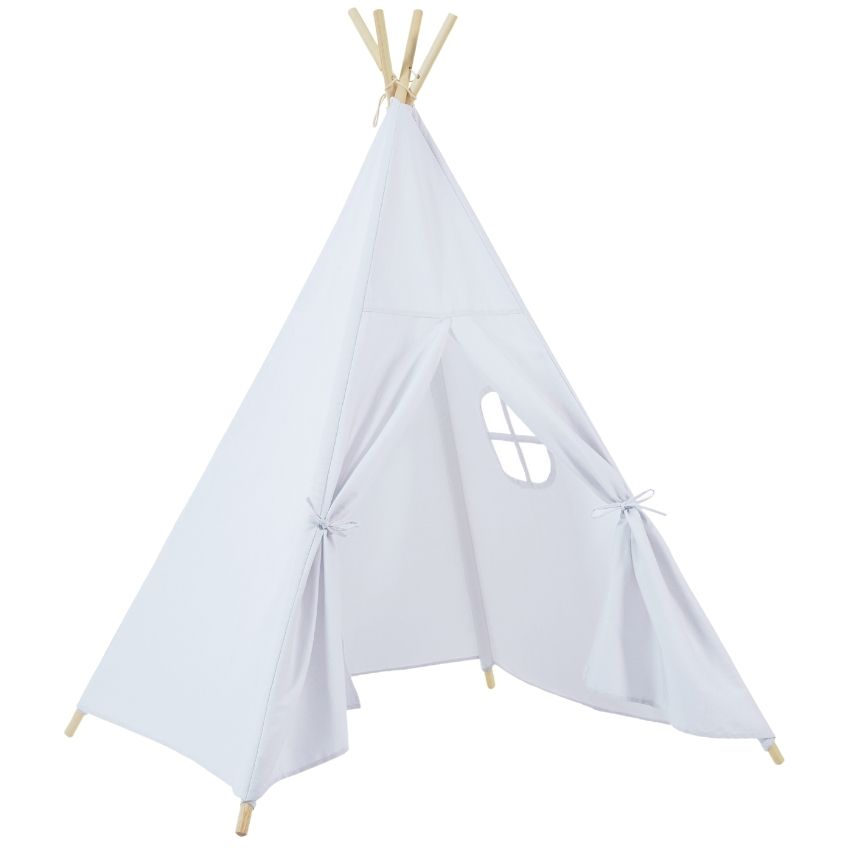 Modrý bavlněný dětský teepee stan LaForma Darlyn 162 x 110 cm LaForma