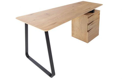 Moebel Living Dubový pracovní stůl Presa 160 x 49 cm Moebel Living