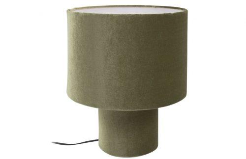 Zelená sametová stolní lampa LaForma Eastend 35 cm LaForma