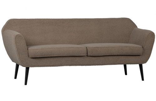 Hoorns Jílově hnědá látková dvoumístná pohovka Sanba 187 cm Hoorns