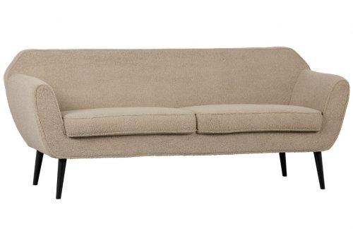 Hoorns Pískově hnědá látková dvoumístná pohovka Sanba 187 cm Hoorns