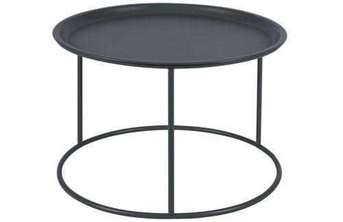 Hoorns Tmavě šedý kovový konferenční stolek Select 56 cm Hoorns