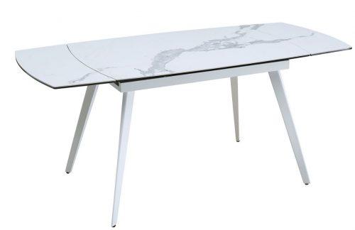 Bílý rozkládací keramický jídelní stůl Miotto Soliera 120/150/180 x 76 cm MIOTTO
