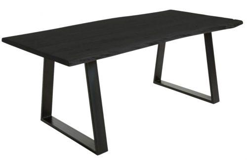 Černý akátový jídelní stůl LaForma Sono 180 x 90 cm LaForma