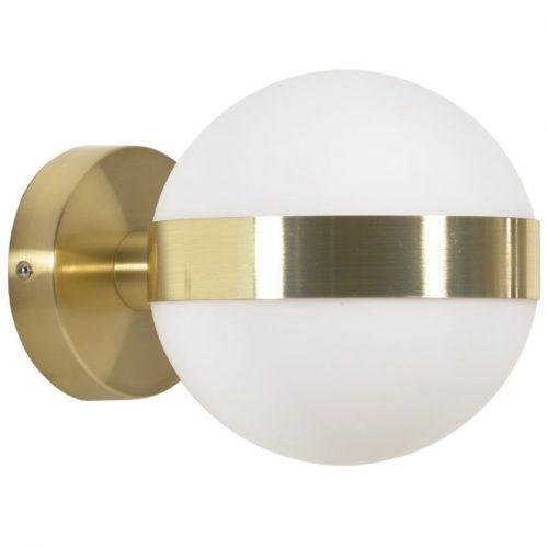 Bílo zlatá kovová nástěnná lampa LaForma Anasol 15 cm LaForma