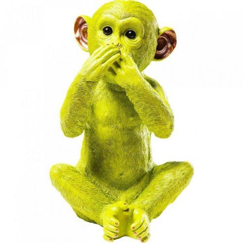 KARE DESIGN Zelená pokladnička Monkey Iwazaru 35 cm KARE DESIGN