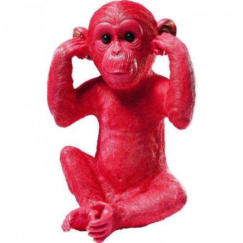 KARE DESIGN Růžová pokladnička Monkey Kikazaru 35 cm KARE DESIGN