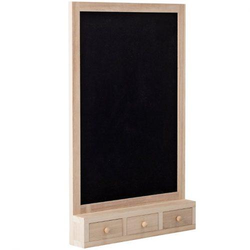 Nástěnná dřevěná tabule pro děti Bloomingville Higma 50 x 80 cm Bloomingville