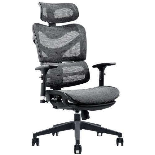 DMQ Černá látková kancelářská židle Rene DMQ