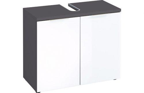 Grafitově šedo bílá umyvadlová skříňka Germania Pescara 2752-569 70 x 34 cm GERMANIA