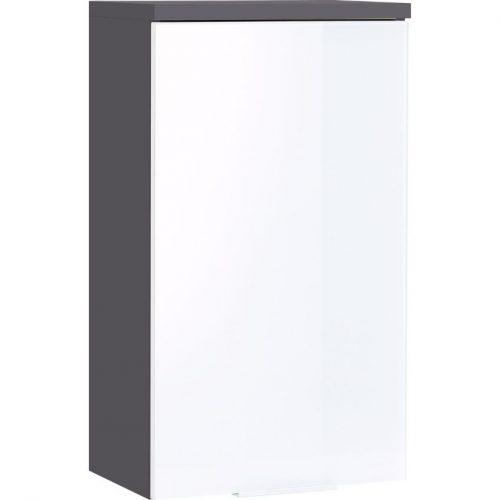 Grafitově šedo bílá závěsná koupelnová skříňka Germania Pescara 27502-569 69 x 39 cm GERMANIA