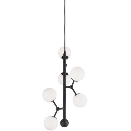 Opálově bílé skleněné závěsné světlo Halo Design Atom 31 cm Halo Design