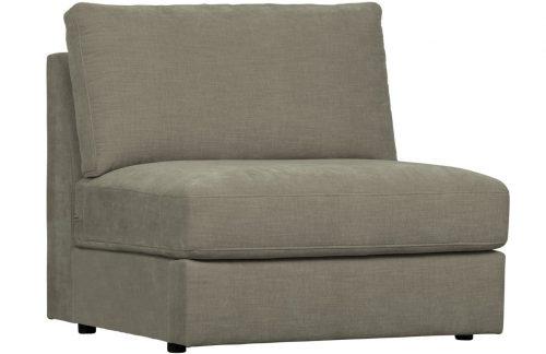 Hoorns Šedý látkový středový modul Flaireen 90 cm Hoorns