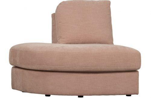 Hoorns Růžový látkový koncový modul Flaireen 93 cm