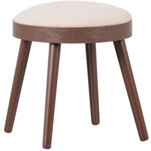 Hoorns Bílá látková stolička Nounie 38 cm Hoorns