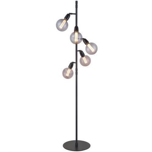 Černá kovová stojací lampa Halo Design Compass 155 cm Halo Design