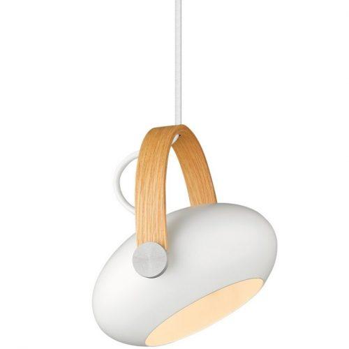 Bílé kovové závěsné světlo Halo Design DC 18 cm Halo Design