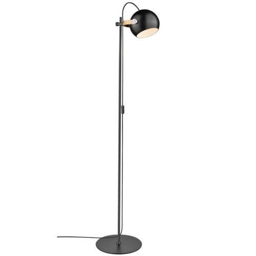 Černá kovová stojací lampa Halo Design DC 150 cm Halo Design