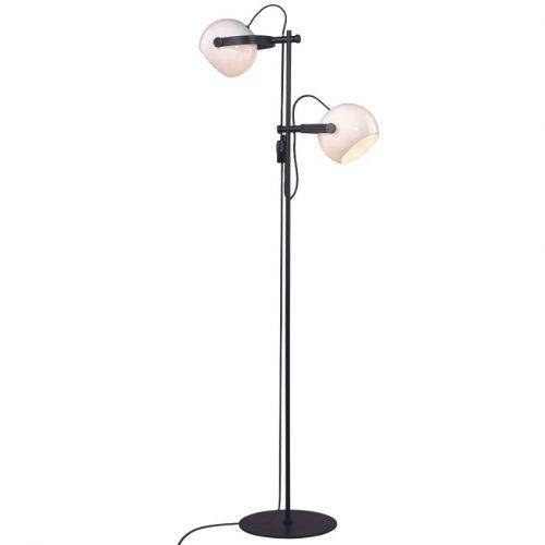 Opálově bílá plastová stojací lampa Halo Design DC II. 150 cm Halo Design