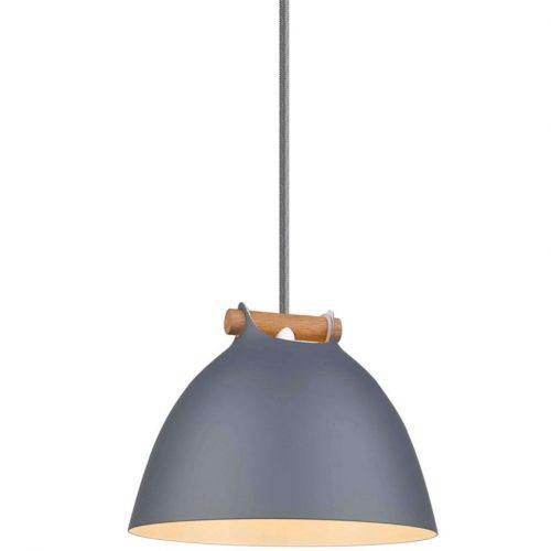 Šedé kovové závěsné světlo Halo Design Arhus 18 cm Halo Design